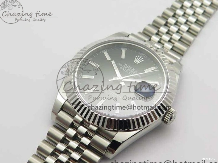MiroTime 0510 SmartChoice DateJust II 40mm BP Maker Best Edition Black Dial On New Version Jubilee Bracelet A 3538